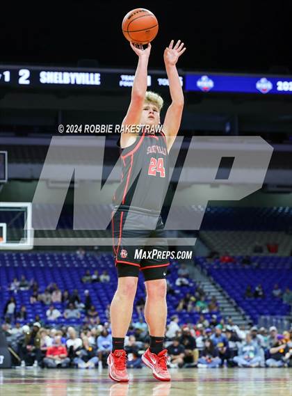 Thumbnail 2 in Lipan vs. Shelbyville (UIL 2A Basketball Final) photogallery.