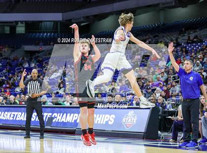 Thumbnail 2 in Lipan vs. Shelbyville (UIL 2A Basketball Final) photogallery.