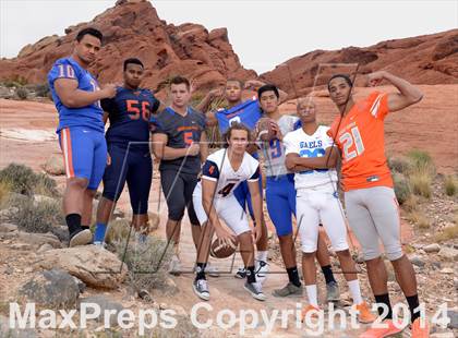 Thumbnail 1 in Bishop Gorman (2014 Preseason Top 25 Photo Shoot)  photogallery.