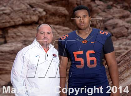 Thumbnail 1 in Bishop Gorman (2014 Preseason Top 25 Photo Shoot)  photogallery.