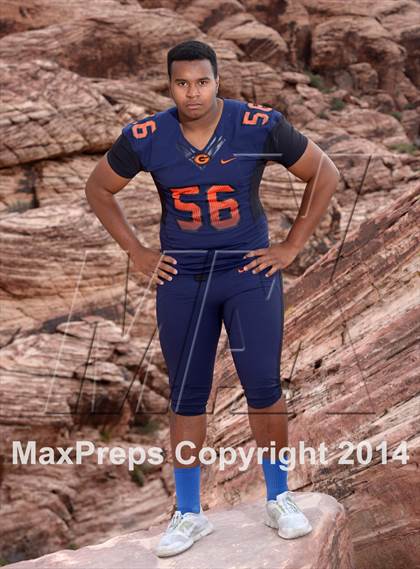 Thumbnail 3 in Bishop Gorman (2014 Preseason Top 25 Photo Shoot)  photogallery.