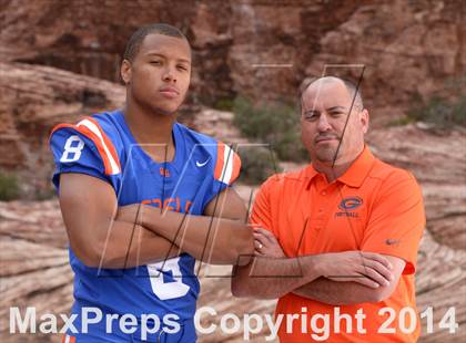 Thumbnail 1 in Bishop Gorman (2014 Preseason Top 25 Photo Shoot)  photogallery.