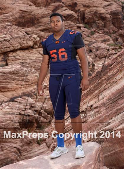 Thumbnail 3 in Bishop Gorman (2014 Preseason Top 25 Photo Shoot)  photogallery.