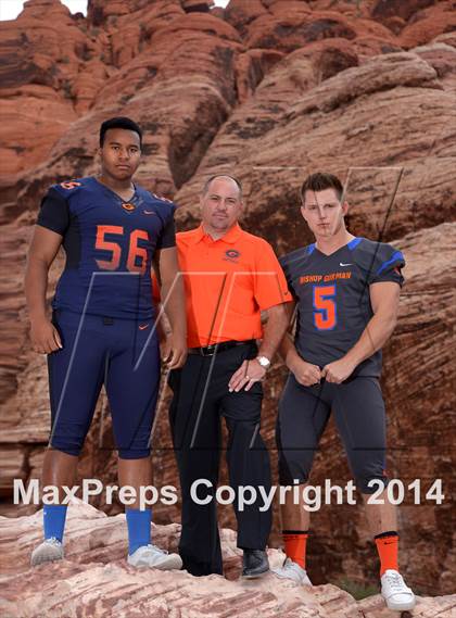 Thumbnail 1 in Bishop Gorman (2014 Preseason Top 25 Photo Shoot)  photogallery.