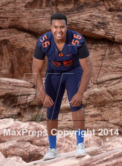 Thumbnail 1 in Bishop Gorman (2014 Preseason Top 25 Photo Shoot)  photogallery.