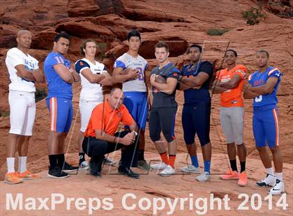 Thumbnail 1 in Bishop Gorman (2014 Preseason Top 25 Photo Shoot)  photogallery.