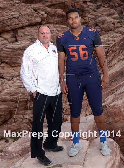 Thumbnail 3 in Bishop Gorman (2014 Preseason Top 25 Photo Shoot)  photogallery.