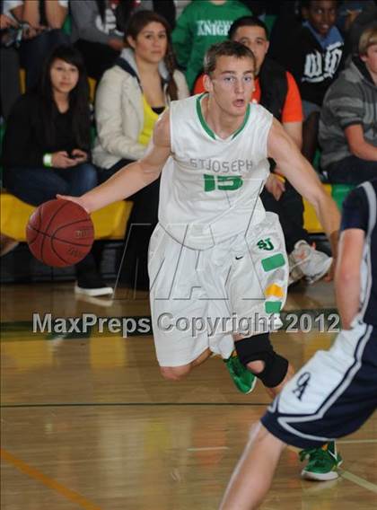 Thumbnail 2 in Orcutt Academy @ St. Joseph (CIF SS Playoffs) photogallery.