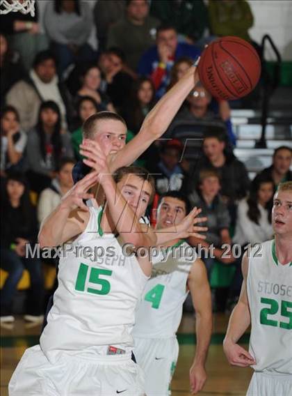 Thumbnail 1 in Orcutt Academy @ St. Joseph (CIF SS Playoffs) photogallery.