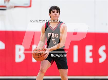 Thumbnail 2 in Fredericksburg vs Marble Falls (2021 Chicken Express Holiday Extravaganza) photogallery.