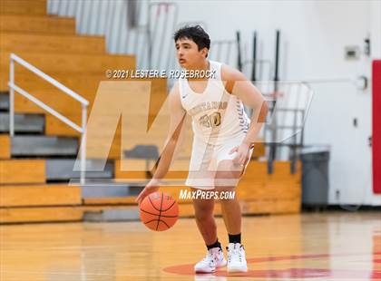 Thumbnail 3 in Fredericksburg vs Marble Falls (2021 Chicken Express Holiday Extravaganza) photogallery.