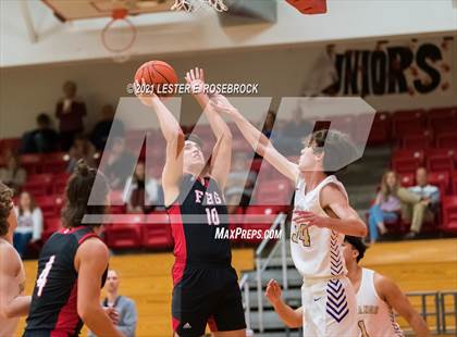 Thumbnail 2 in Fredericksburg vs Marble Falls (2021 Chicken Express Holiday Extravaganza) photogallery.