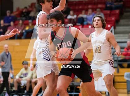 Thumbnail 3 in Fredericksburg vs Marble Falls (2021 Chicken Express Holiday Extravaganza) photogallery.