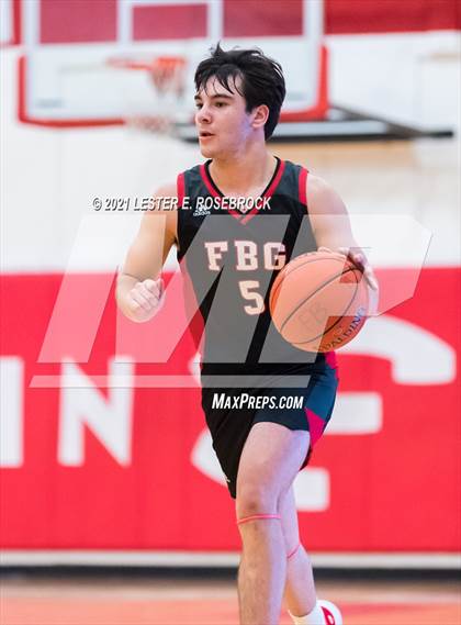 Thumbnail 2 in Fredericksburg vs Marble Falls (2021 Chicken Express Holiday Extravaganza) photogallery.