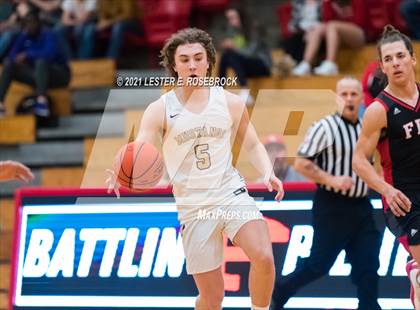 Thumbnail 3 in Fredericksburg vs Marble Falls (2021 Chicken Express Holiday Extravaganza) photogallery.