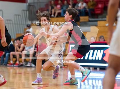 Thumbnail 2 in Fredericksburg vs Marble Falls (2021 Chicken Express Holiday Extravaganza) photogallery.