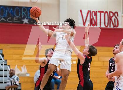 Thumbnail 3 in Fredericksburg vs Marble Falls (2021 Chicken Express Holiday Extravaganza) photogallery.