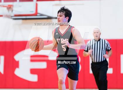 Thumbnail 3 in Fredericksburg vs Marble Falls (2021 Chicken Express Holiday Extravaganza) photogallery.