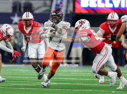 Thumbnail 3 in Gilmer vs. Bellville (UIL 4A D2 Football Final) photogallery.