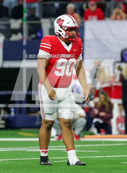 Thumbnail 2 in Gilmer vs. Bellville (UIL 4A D2 Football Final) photogallery.