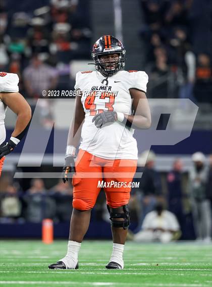 Thumbnail 2 in Gilmer vs. Bellville (UIL 4A D2 Football Final) photogallery.