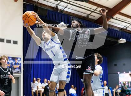 Thumbnail 2 in NC GBB Academy vs. Fayetteville Christian (Dreamville Showcase) photogallery.