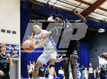 Thumbnail 1 in NC GBB Academy vs. Fayetteville Christian (Dreamville Showcase) photogallery.