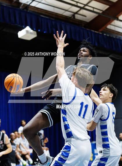 Thumbnail 2 in NC GBB Academy vs. Fayetteville Christian (Dreamville Showcase) photogallery.