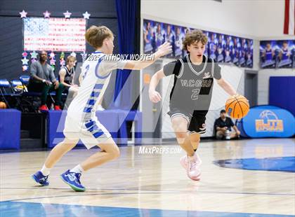 Thumbnail 3 in NC GBB Academy vs. Fayetteville Christian (Dreamville Showcase) photogallery.