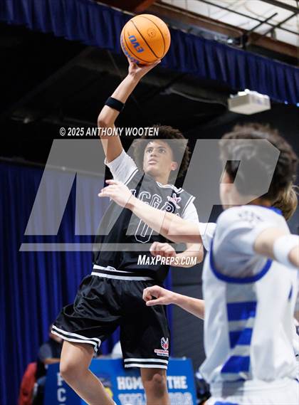 Thumbnail 1 in NC GBB Academy vs. Fayetteville Christian (Dreamville Showcase) photogallery.