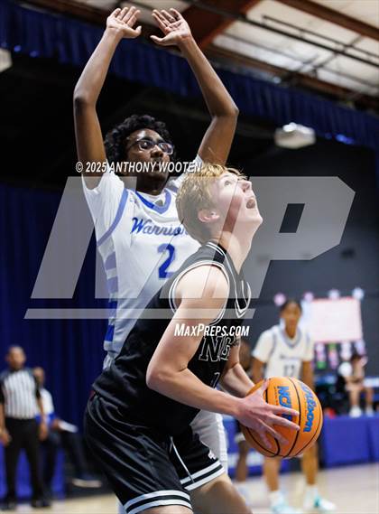 Thumbnail 3 in NC GBB Academy vs. Fayetteville Christian (Dreamville Showcase) photogallery.