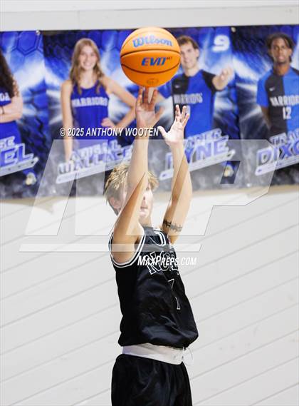 Thumbnail 2 in NC GBB Academy vs. Fayetteville Christian (Dreamville Showcase) photogallery.