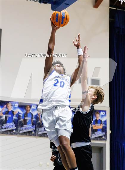 Thumbnail 3 in NC GBB Academy vs. Fayetteville Christian (Dreamville Showcase) photogallery.