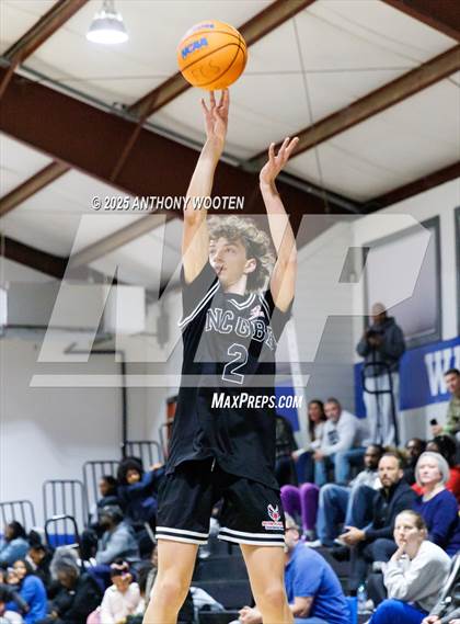 Thumbnail 3 in NC GBB Academy vs. Fayetteville Christian (Dreamville Showcase) photogallery.