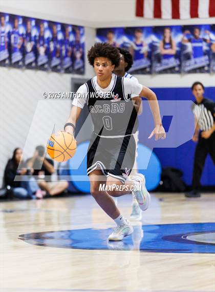 Thumbnail 3 in NC GBB Academy vs. Fayetteville Christian (Dreamville Showcase) photogallery.