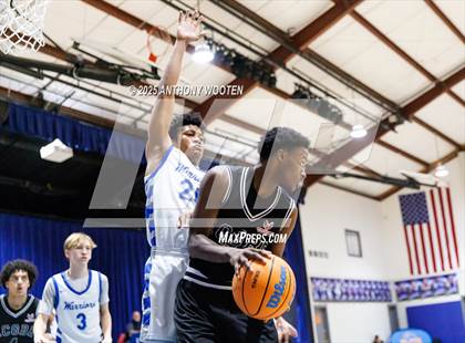 Thumbnail 1 in NC GBB Academy vs. Fayetteville Christian (Dreamville Showcase) photogallery.