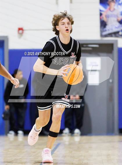 Thumbnail 3 in NC GBB Academy vs. Fayetteville Christian (Dreamville Showcase) photogallery.