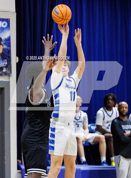 Thumbnail 1 in NC GBB Academy vs. Fayetteville Christian (Dreamville Showcase) photogallery.