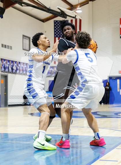 Thumbnail 3 in NC GBB Academy vs. Fayetteville Christian (Dreamville Showcase) photogallery.