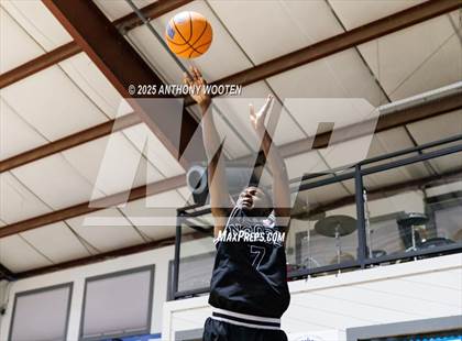 Thumbnail 3 in NC GBB Academy vs. Fayetteville Christian (Dreamville Showcase) photogallery.