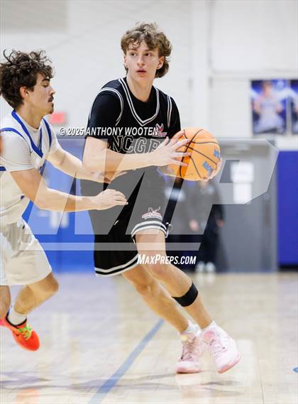 Thumbnail 1 in NC GBB Academy vs. Fayetteville Christian (Dreamville Showcase) photogallery.