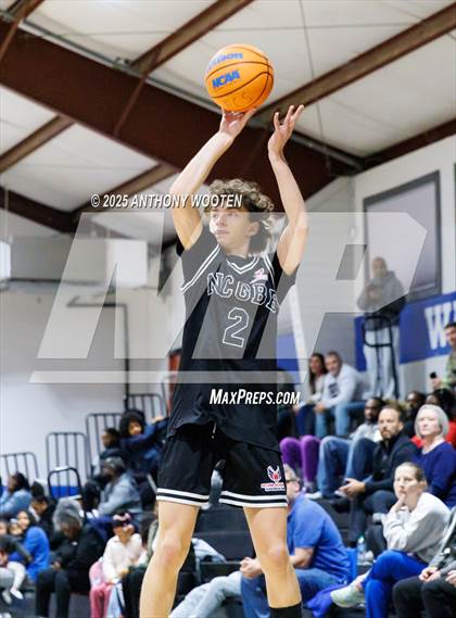 Thumbnail 2 in NC GBB Academy vs. Fayetteville Christian (Dreamville Showcase) photogallery.