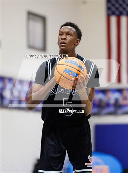 Thumbnail 1 in NC GBB Academy vs. Fayetteville Christian (Dreamville Showcase) photogallery.