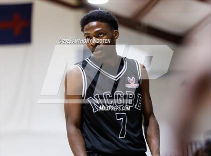 Thumbnail 2 in NC GBB Academy vs. Fayetteville Christian (Dreamville Showcase) photogallery.