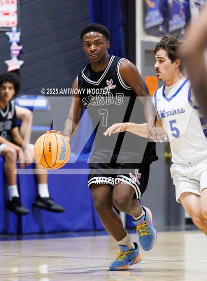 Thumbnail 3 in NC GBB Academy vs. Fayetteville Christian (Dreamville Showcase) photogallery.