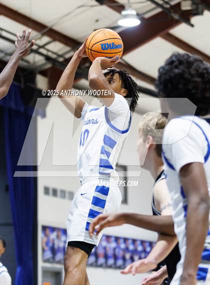 Thumbnail 3 in NC GBB Academy vs. Fayetteville Christian (Dreamville Showcase) photogallery.