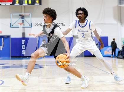 Thumbnail 3 in NC GBB Academy vs. Fayetteville Christian (Dreamville Showcase) photogallery.