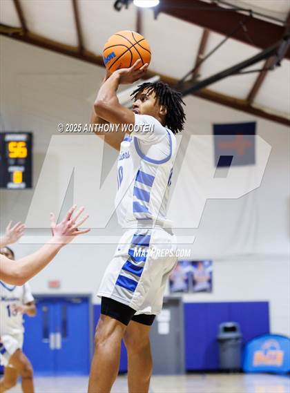 Thumbnail 1 in NC GBB Academy vs. Fayetteville Christian (Dreamville Showcase) photogallery.