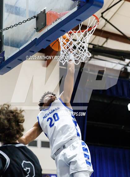 Thumbnail 1 in NC GBB Academy vs. Fayetteville Christian (Dreamville Showcase) photogallery.