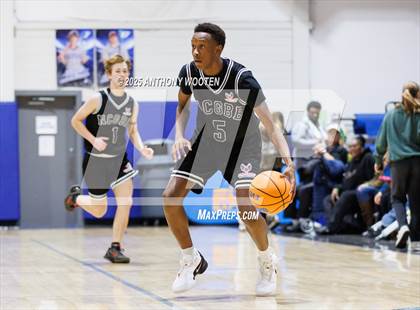 Thumbnail 3 in NC GBB Academy vs. Fayetteville Christian (Dreamville Showcase) photogallery.